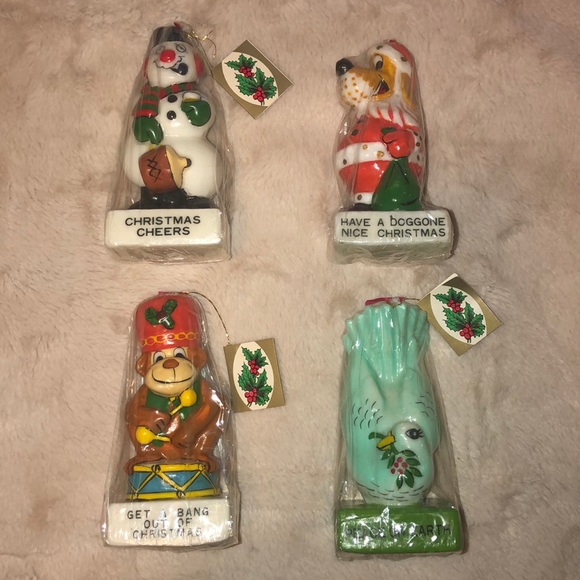 1974/1975 Vintage Greeting Candles Made in Korea - Picture 2 of 6